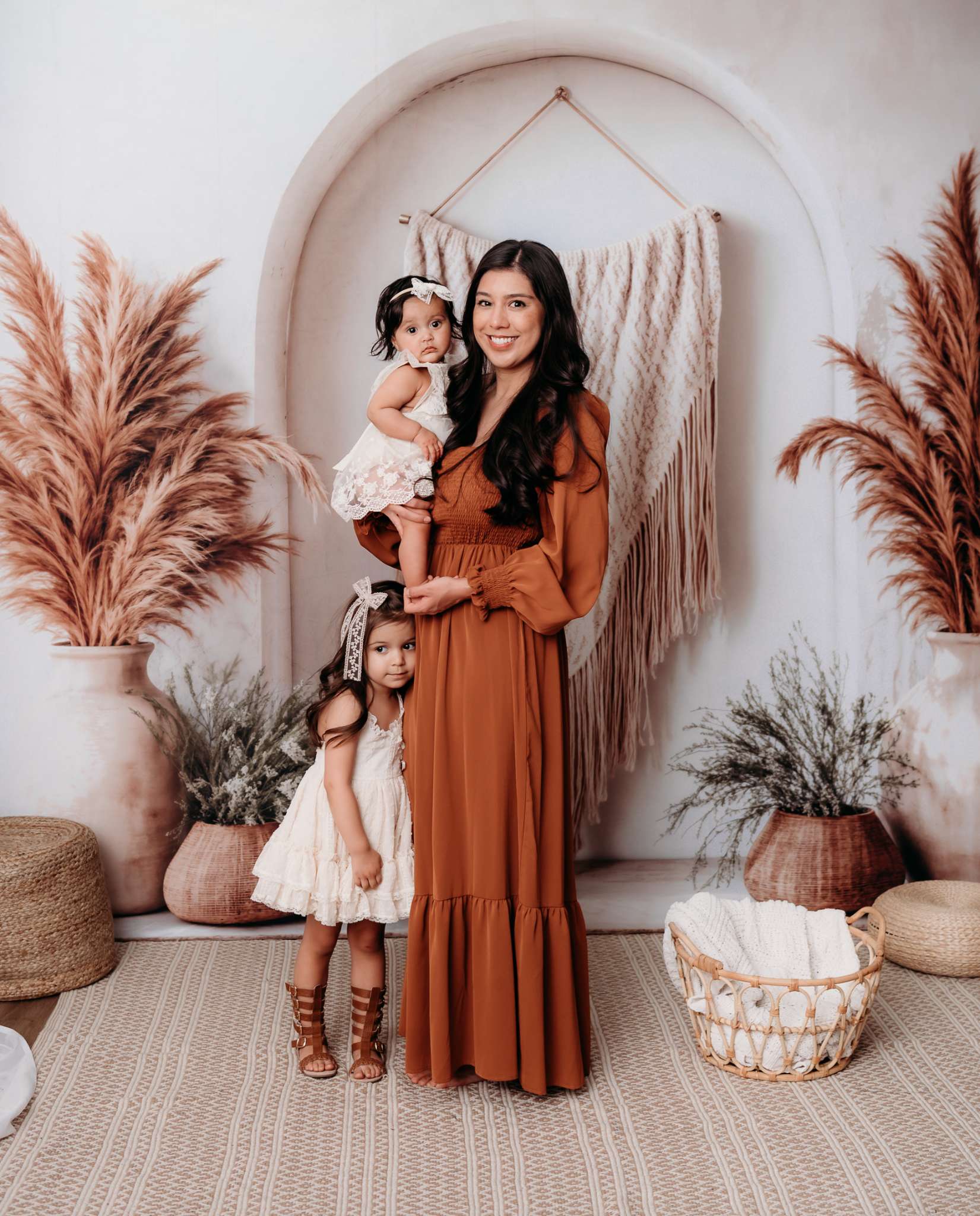 Kate Boho Arch Pampas Backdrop Designed by Emetselch - Kate Backdrop AU