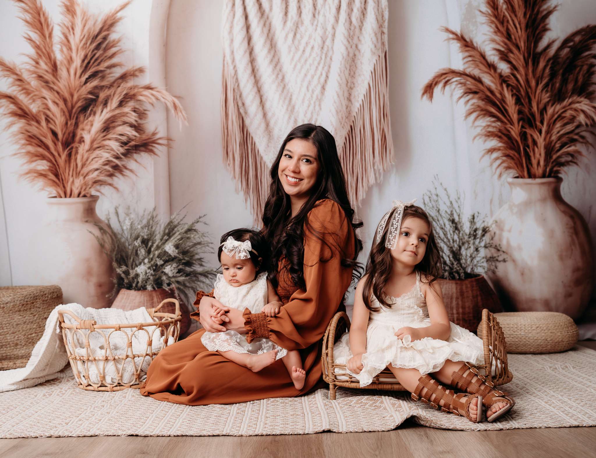 Kate Boho Arch Pampas Backdrop Designed by Emetselch - Kate Backdrop AU