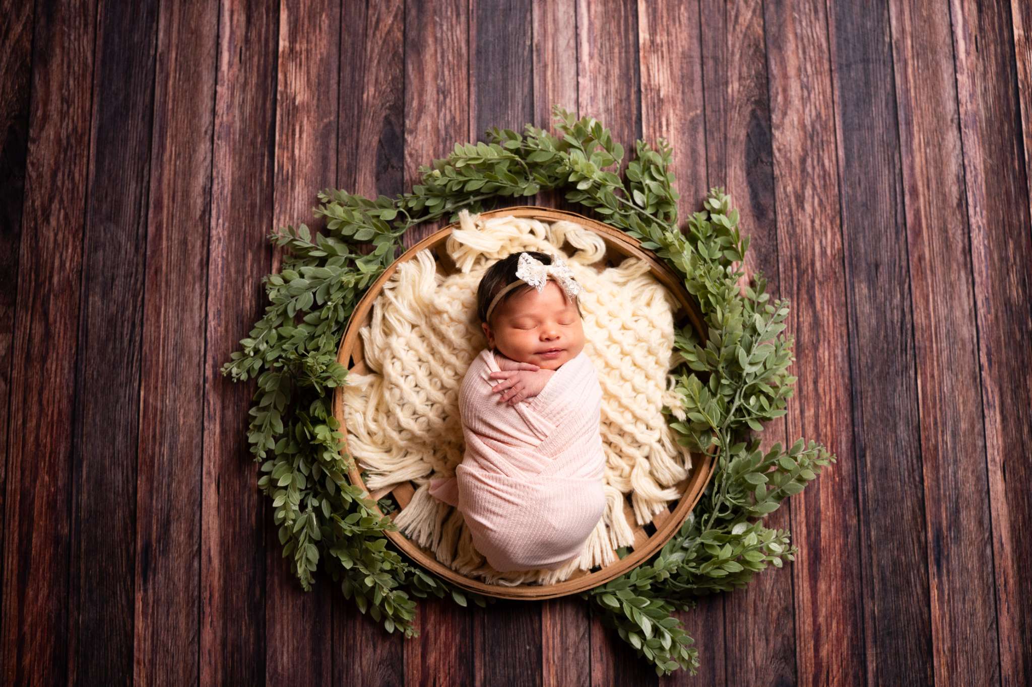 Kate Abstract Wood White and Dark Brown Collapsible Backdrop for Photography 5X6.5ft(1.5x2m) - Kate Backdrop AU