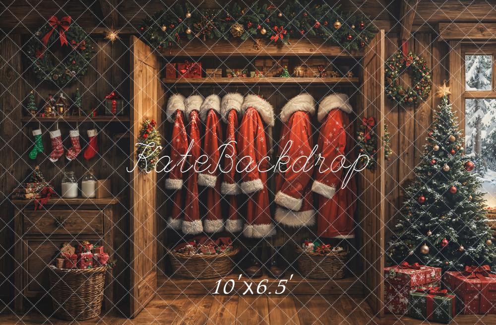 Kate Christmas Santa Costumes Backdrop Designed by Emetselch - Kate Backdrop AU