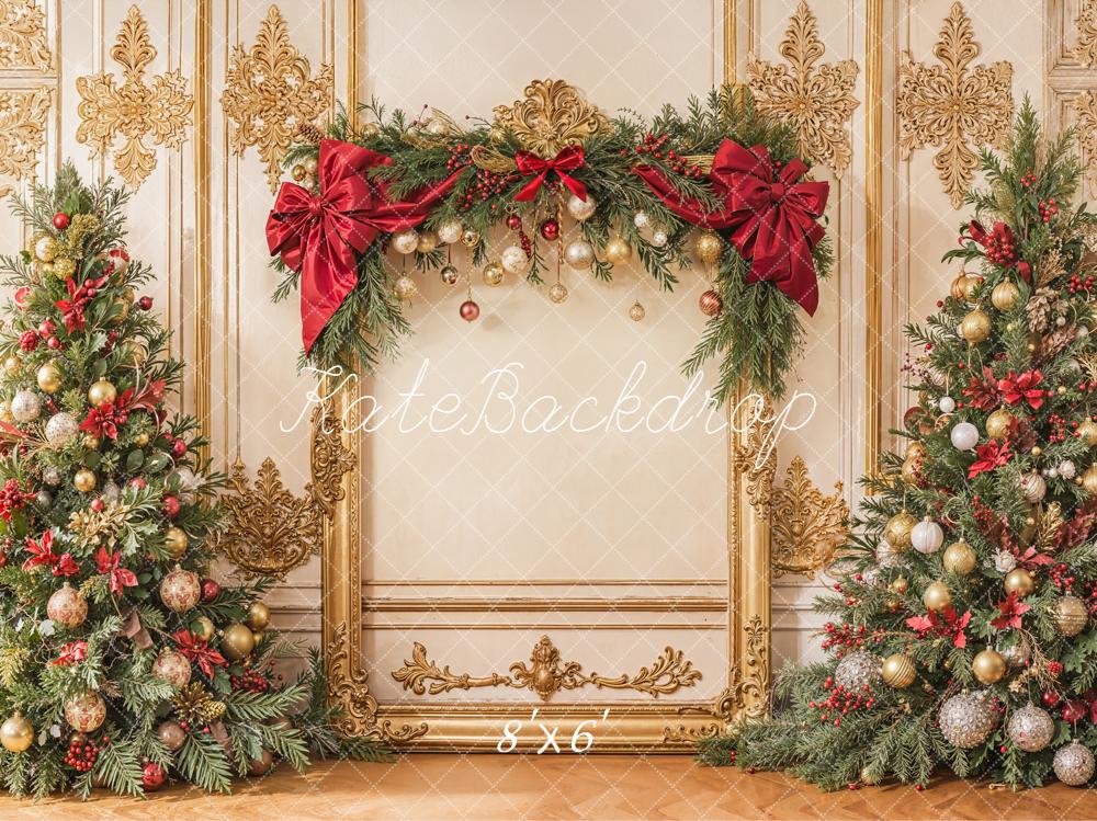 Kate Retro Wall Christmas Trees Backdrop Designed by Emetselch - Kate Backdrop AU