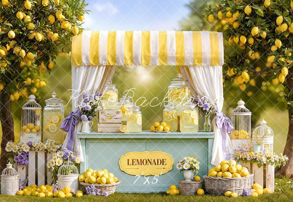Kate Lemonade Stand Summer Backdrop Designed by Emetselch