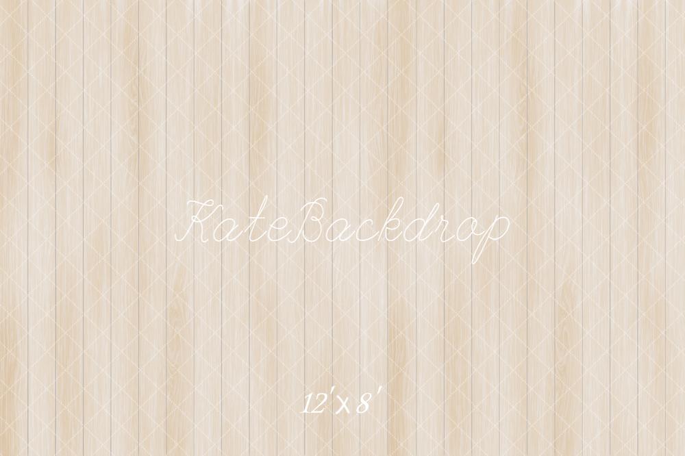 Kate Beige Wood Texture Backdrop Designed by Emetselch