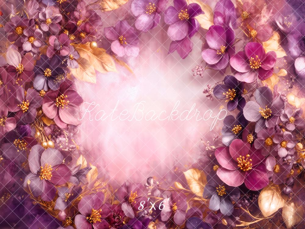 Kate Floral Newborn Backdrop Designed by GQ