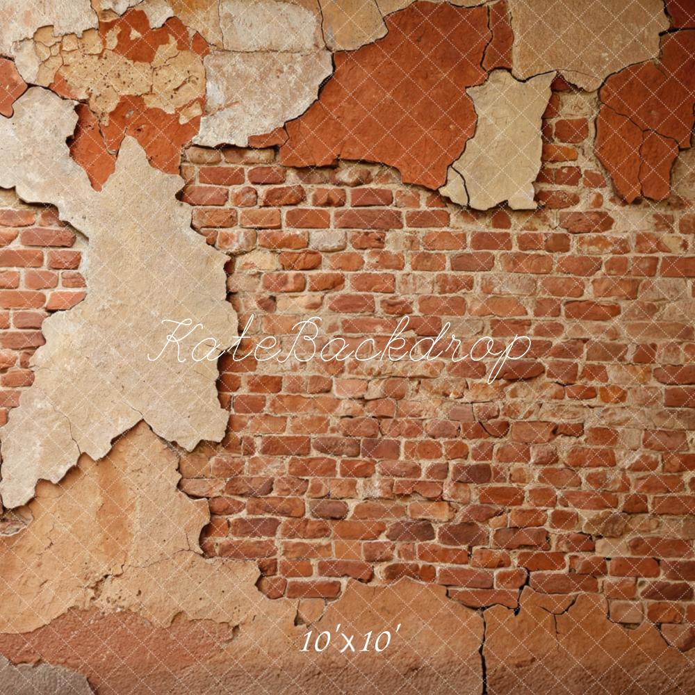 Kate Vintage Wall Exposed Brick Backdrop Designed by Mini MakeBelieve
