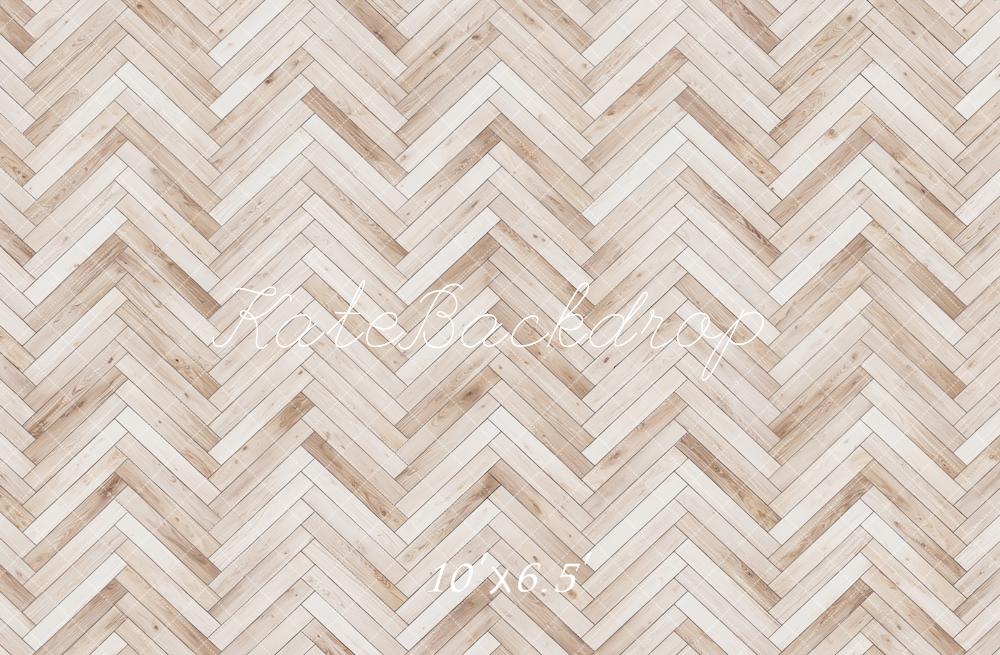 Kate Herringbone Wood Texture Backdrop Designed by Emetselch