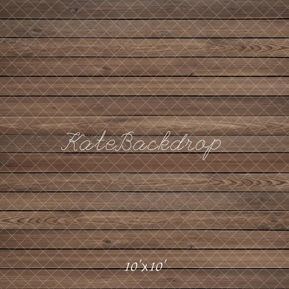 Kate Wood Plank Texture Brown Backdrop Designed by GQ - Kate Backdrop AU
