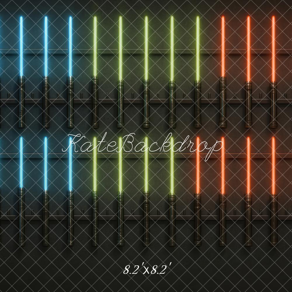 Kate Colourful Neon Light Wall Backdrop Designed by Megan Leigh - Kate Backdrop AU