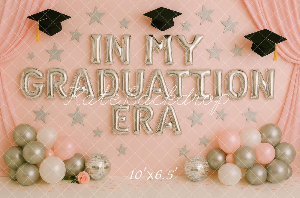 Kate Graduation Hats Balloons Stars Backdrop Designed by Patty Roberts