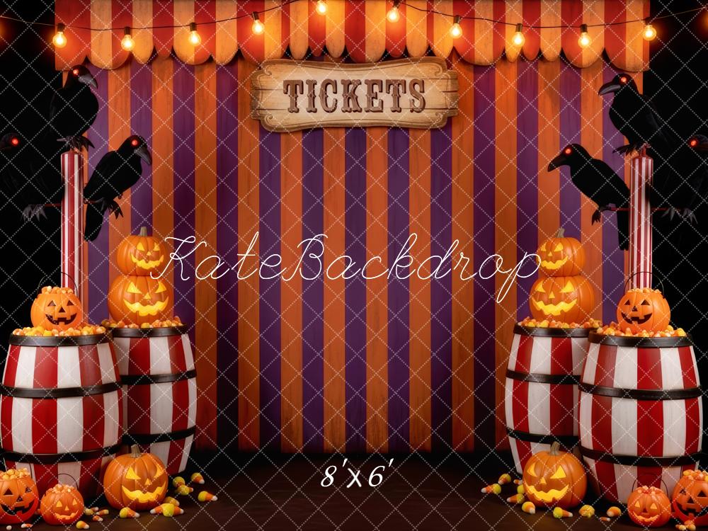Kate Halloween Circus Backdrop Designed by Patty Roberts - Kate Backdrop AU