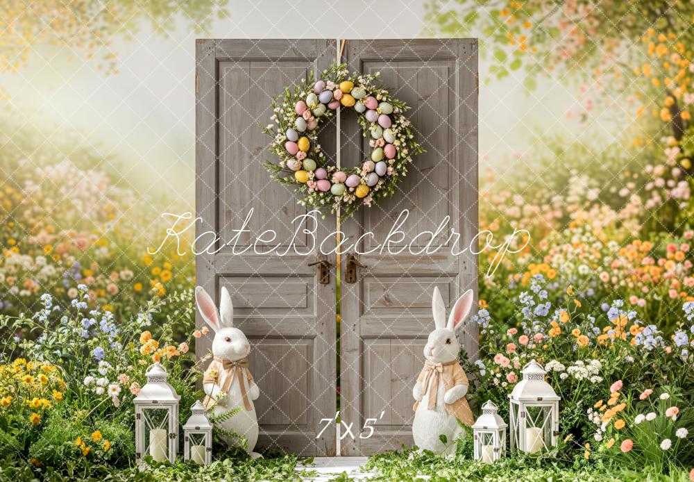 Kate Easter Bunny Door Backdrop Designed by Patty Roberts