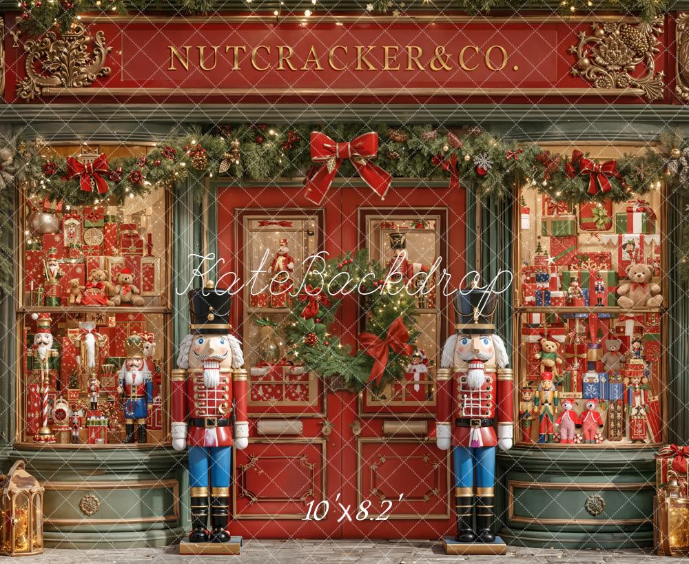 Kate Christmas Nutcracker Toy Shop Backdrop Designed by Emetselch