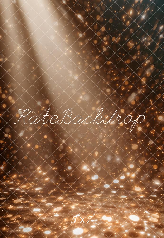 Kate Golden Bokeh Light Rays Backdrop Designed by Chain Photography - Kate Backdrop AU