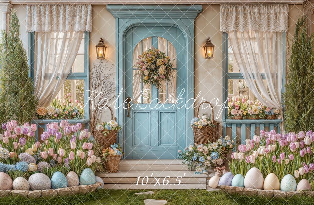 Kate Easter Eggs Door Backdrop Designed by Emetselch