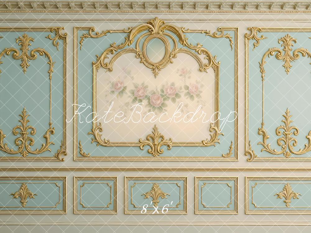 Kate Ornate Wall Rose Painting Backdrop Designed by Mini MakeBelieve