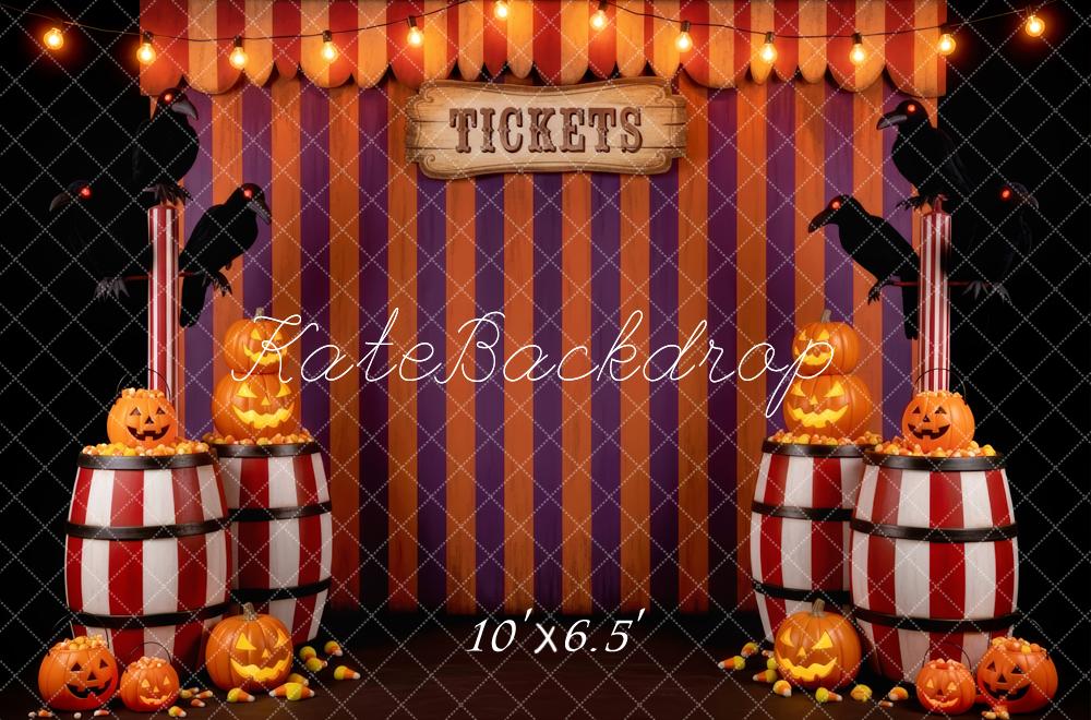 Kate Halloween Circus Backdrop Designed by Patty Roberts - Kate Backdrop AU