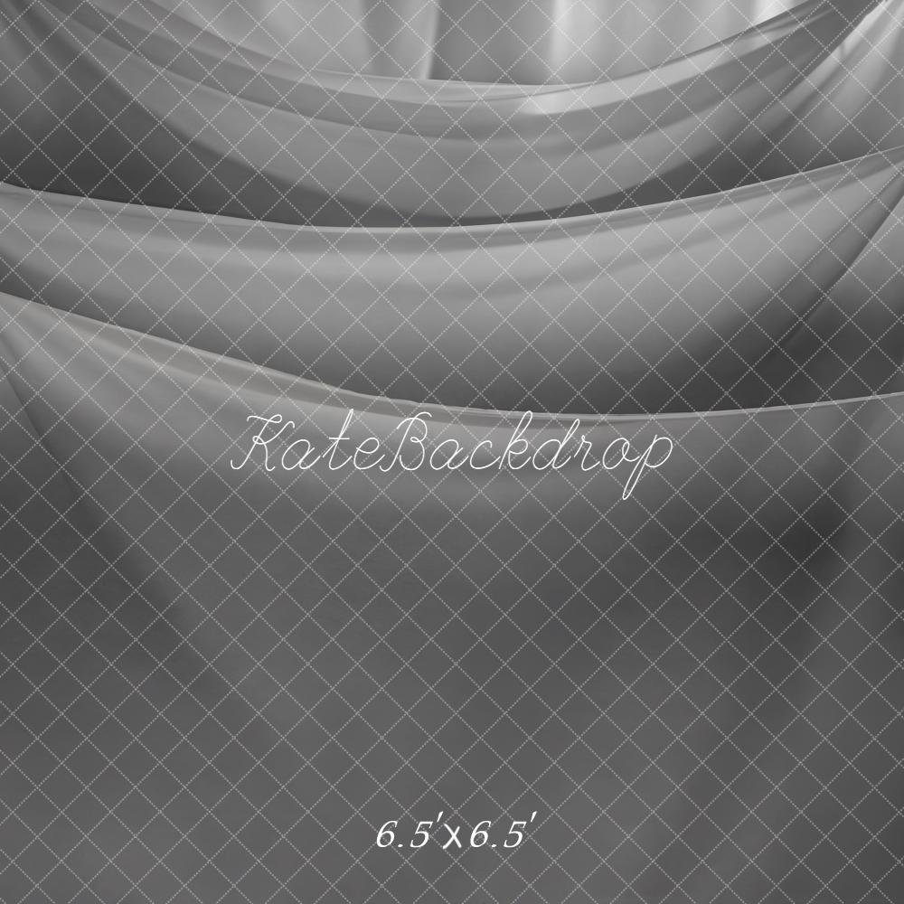 Kate Grey Draped Curtain Layers Backdrop Designed by Kate Image - Kate Backdrop AU
