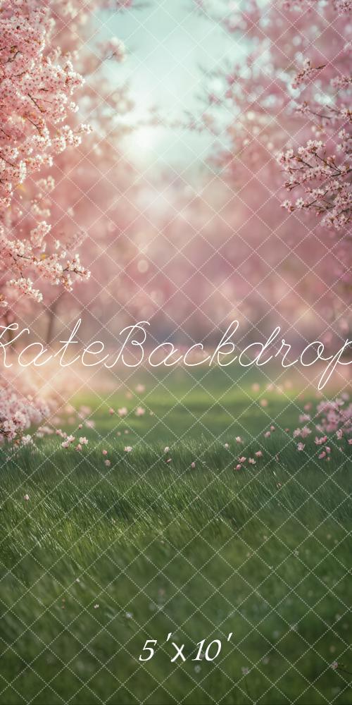 Kate Spring Cherry Blossom Meadow Backdrop Designed by Emetselch