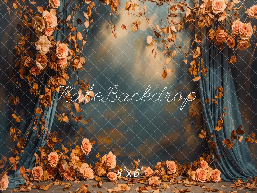Kate Autumn Floral Backdrop Designed by Emetselch - Kate Backdrop AU
