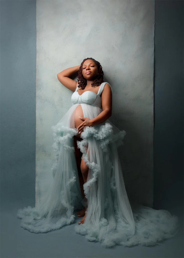 Maternity mesh dress hot sale