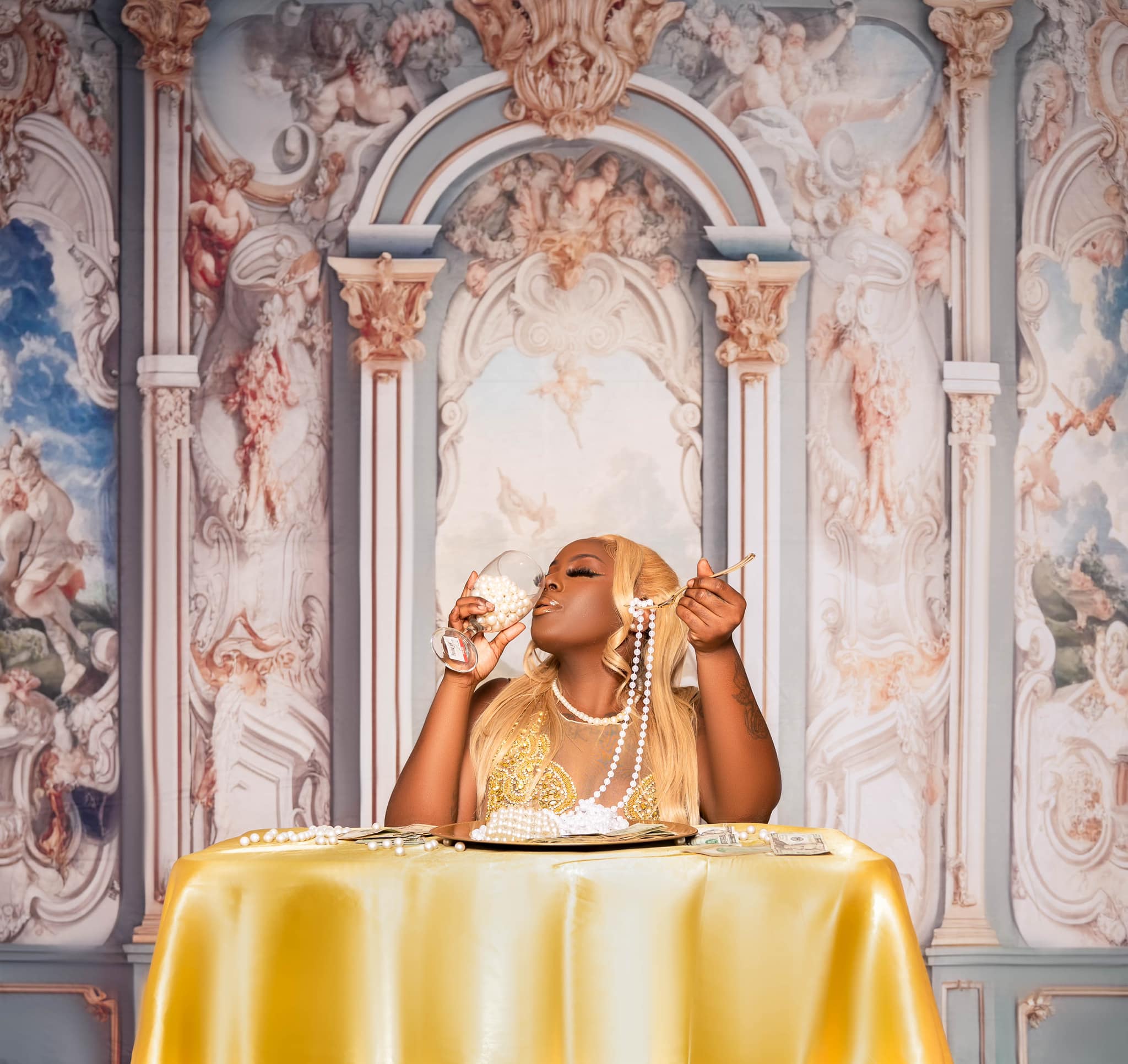 Kate Retro Romantic Wall Backdrop Designed by Chain Photography - Kate Backdrop AU