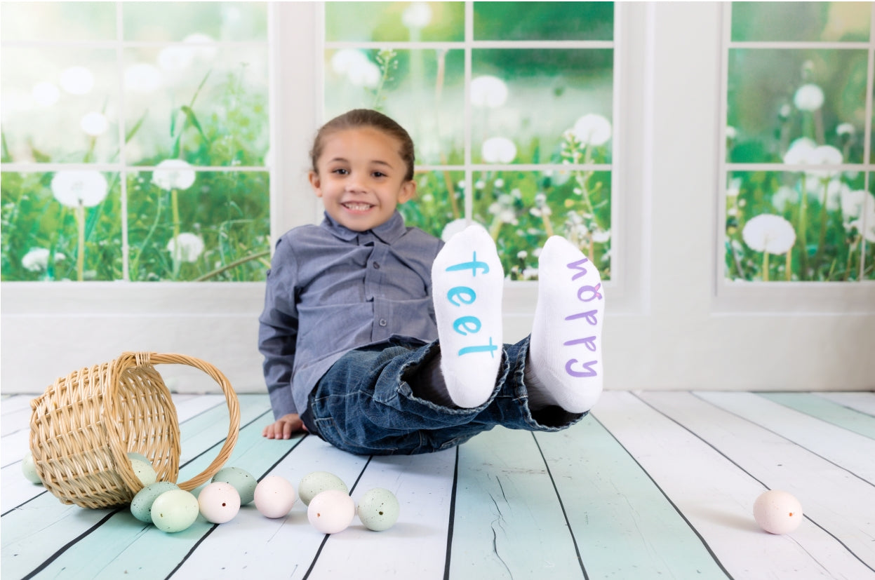 Kate Mint White Wooden Plank Rubber Floor Mat Designed by Mini MakeBelieve - Kate Backdrop AU