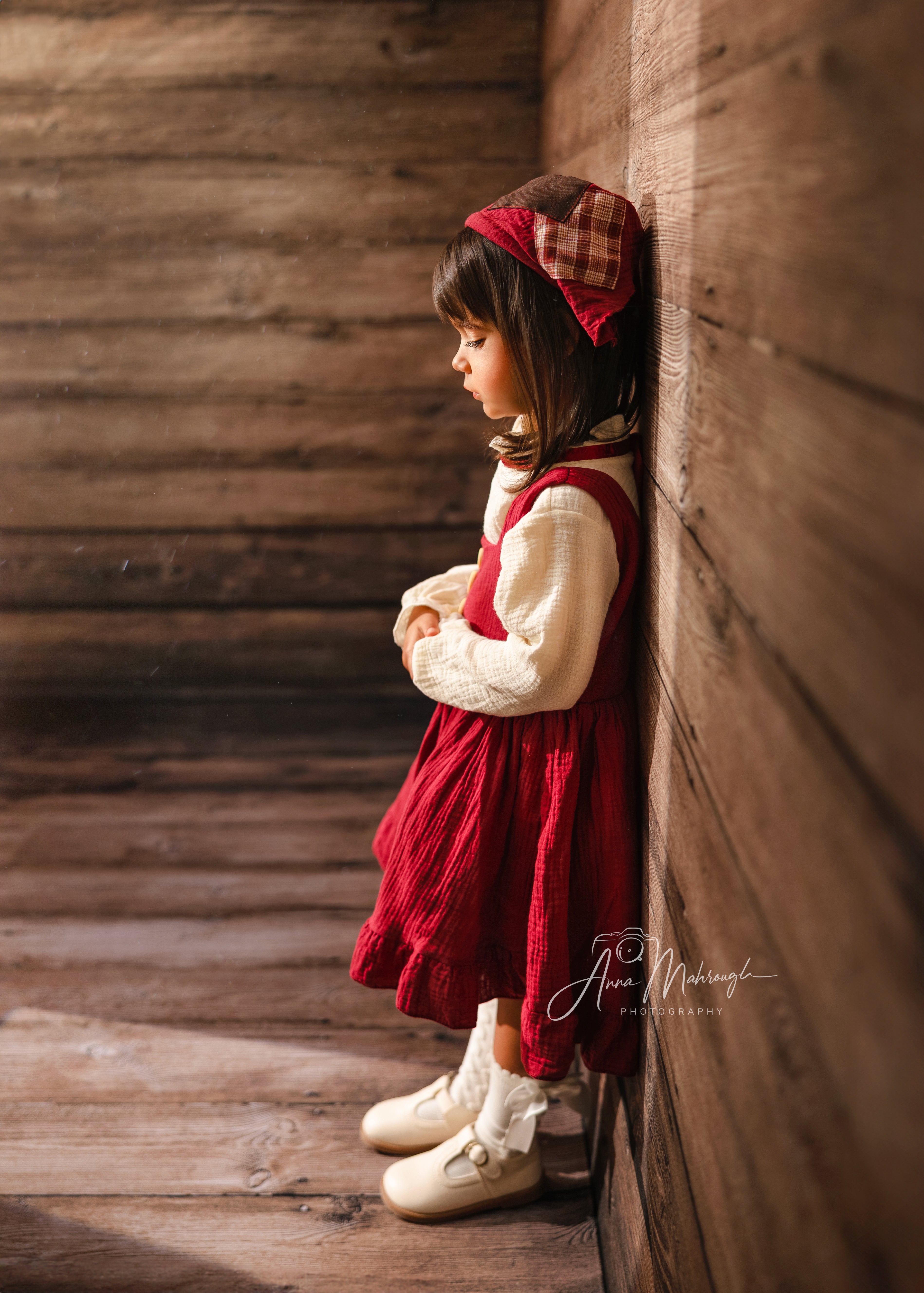 Kate Dark wood backdrop + wood floor mat - katebackdrop AU