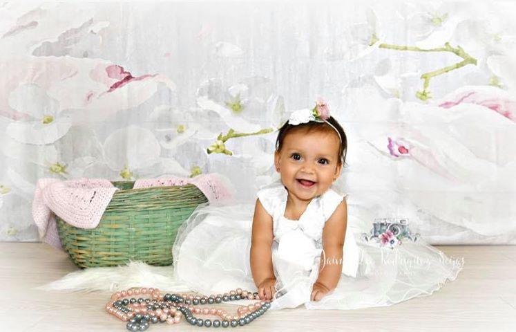 Kate Watercolor White Floral Fresh Backdrop Designed By Jerry_Sina - Kate Backdrop AU