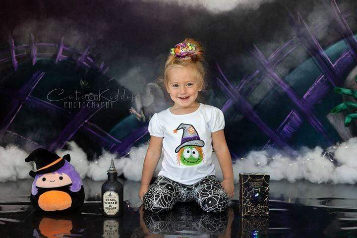 Kate Halloween Hills Backdrop Designed by Modest Brushes - Kate Backdrop AU