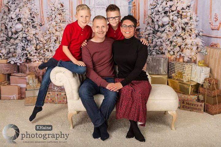 Kate Christmas Decorations Trees Gifts Room Backdrop for Photography - Kate Backdrop AU