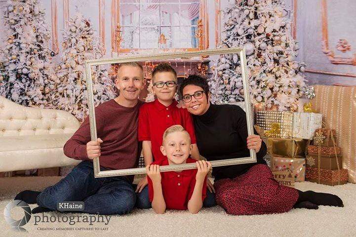 Kate Christmas Decorations Trees Gifts Room Backdrop for Photography - Kate Backdrop AU