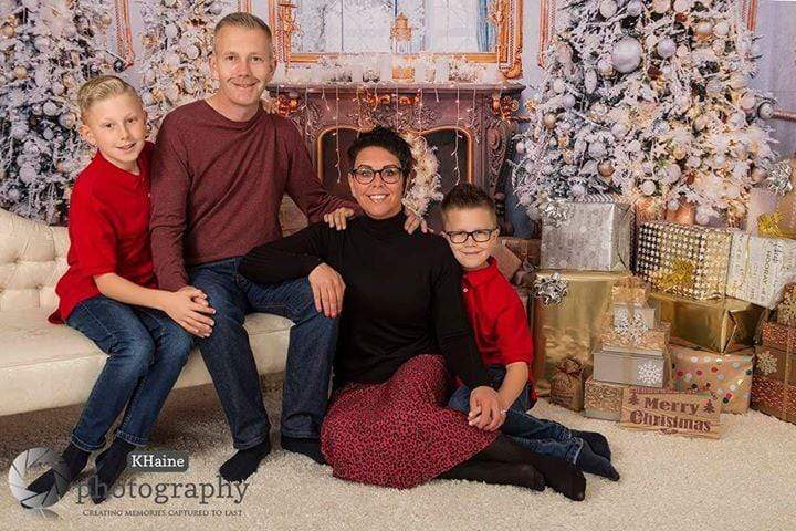 Kate Christmas Decorations Trees Gifts Room Backdrop for Photography - Kate Backdrop AU