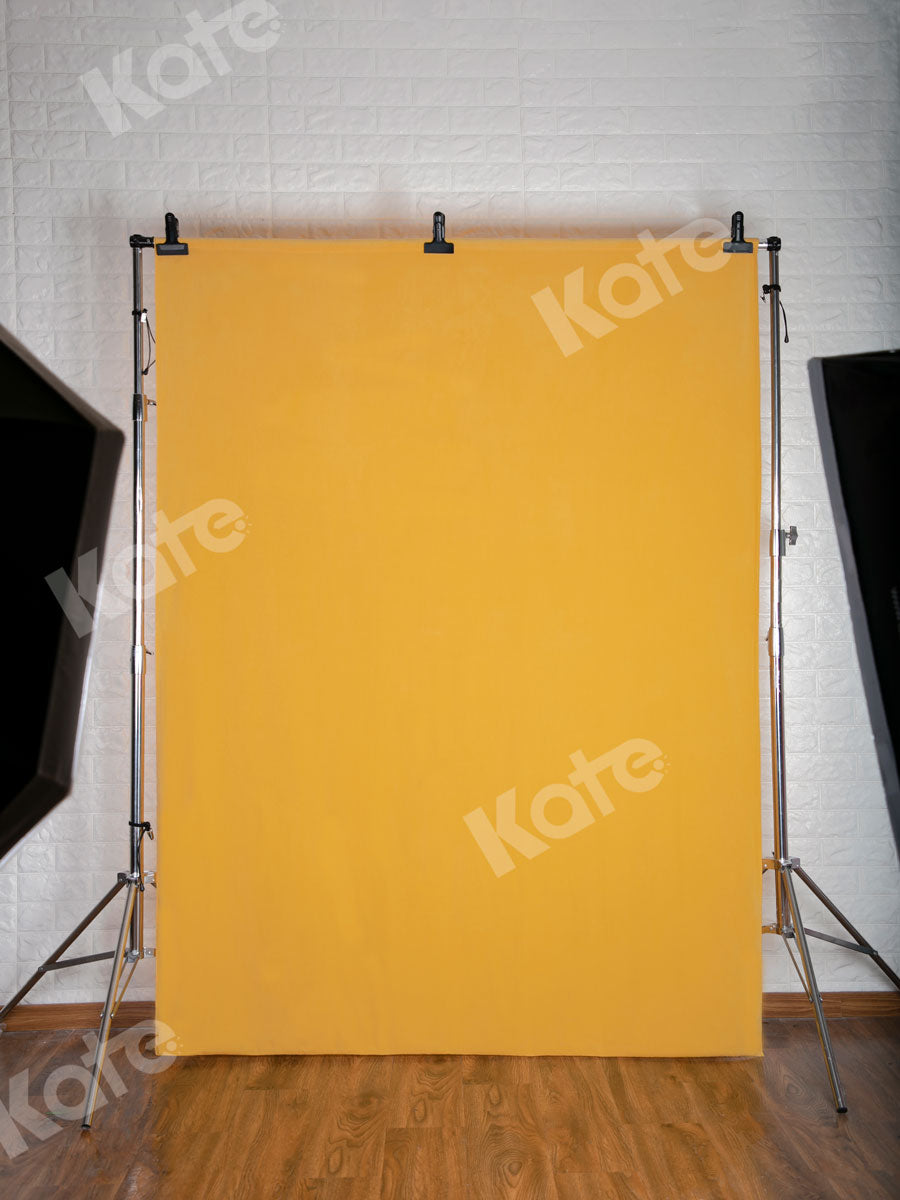 Kate Gold Yellow Solid Cloth Photography Fabric Backdrop(HGCSB) - Kate Backdrop AU