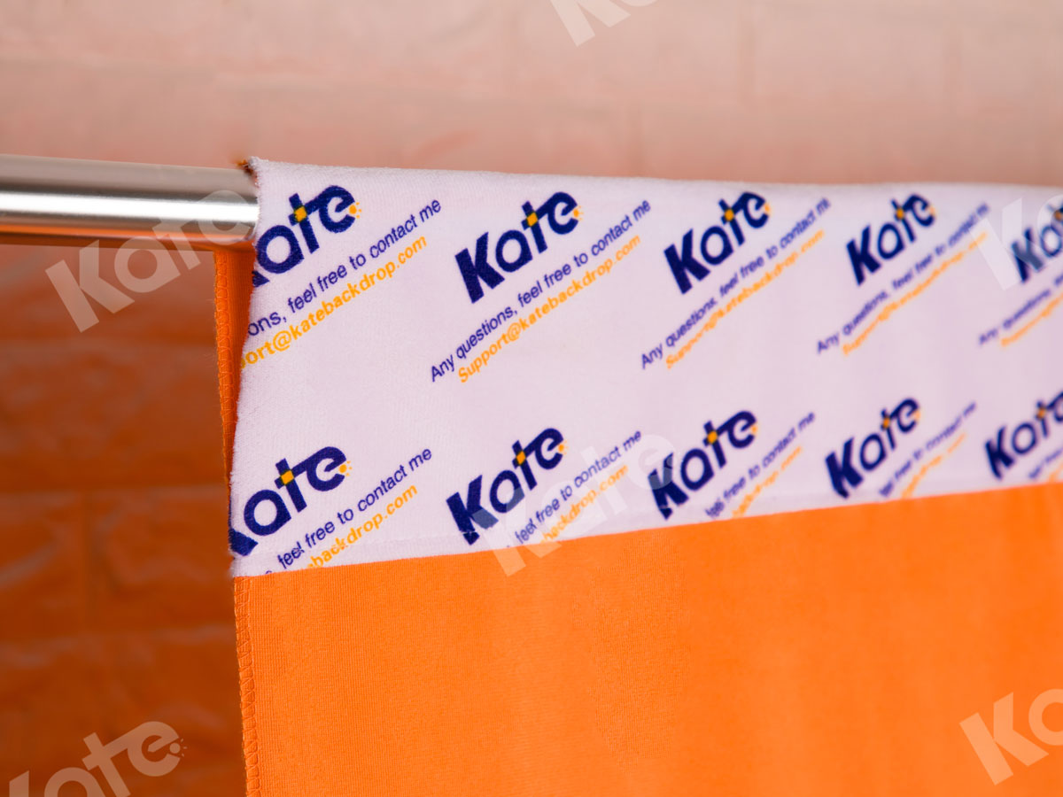 Kate Solid Orange Color Cloth Portrait Photography Backdrop(HGCSB) - Kate Backdrop AU