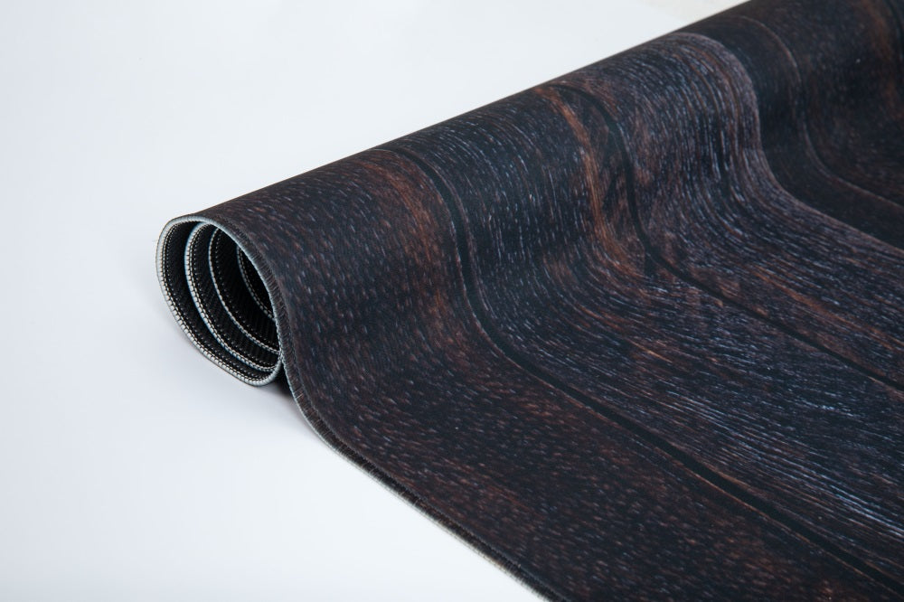 Kate Dark Wood barn Rubber Floor Mat for Photo - Kate Backdrop AU