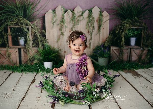 Kate Greens Garden Purple Backdrop Designed by Megan Leigh Photography - Kate Backdrop AU