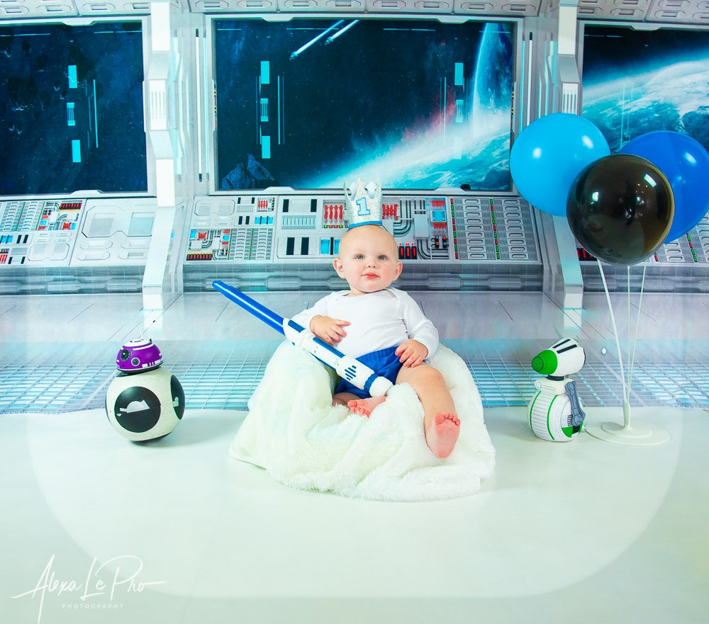 Kate Outer Space Pod Universe Backdrop for Children Photography - Kate Backdrop AU