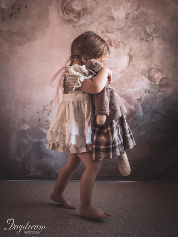 Kate Fine Art Blurry Floral Pink Backdrop Designed by GQ - Kate Backdrop AU