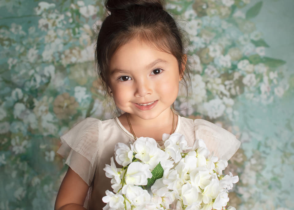 Kate Painting Like Green Spring Flowers Backdrop printed Background - Kate Backdrop AU