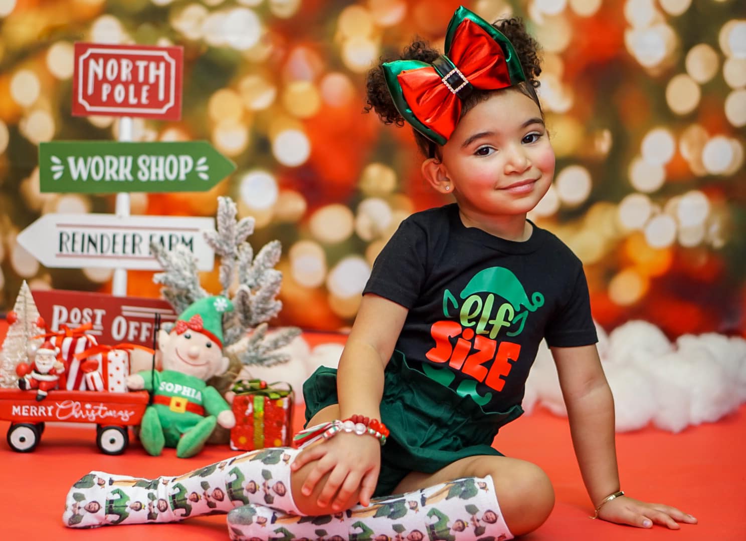 Kate Christmas Bokeh Backdrop for Photography - Kate Backdrop AU