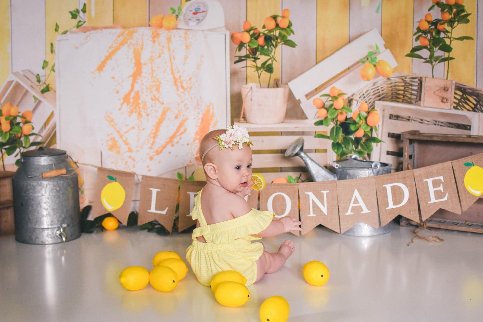 Kate Summer Lemonade Stand Backdrop Designed by Jia Chan Photography - Kate Backdrop AU