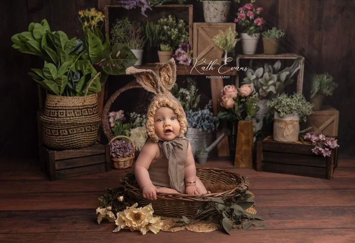 Kate Spring Flower Crates Backdrop Designed By Mandy Ringe Photography - Kate Backdrop AU