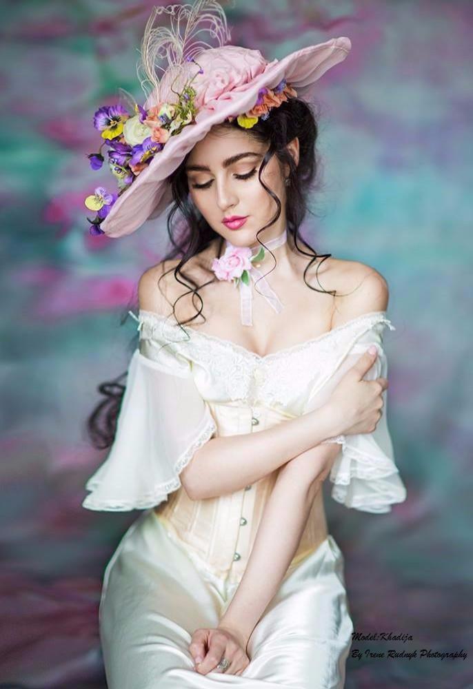 Katebackdrop£ºKate Valentine's Day Pink Flowers Hand Painting Portrait Photography Backdrops