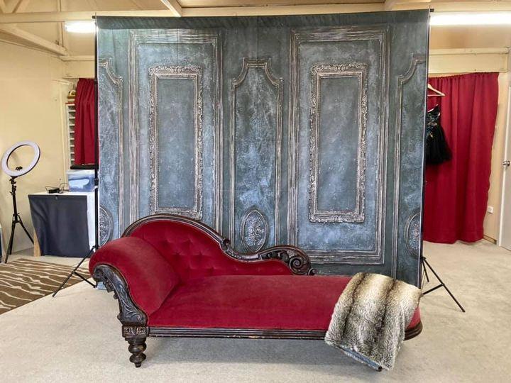 Kate Retro Blue Wall Door Photography Backdrops Wedding - Kate Backdrop AU