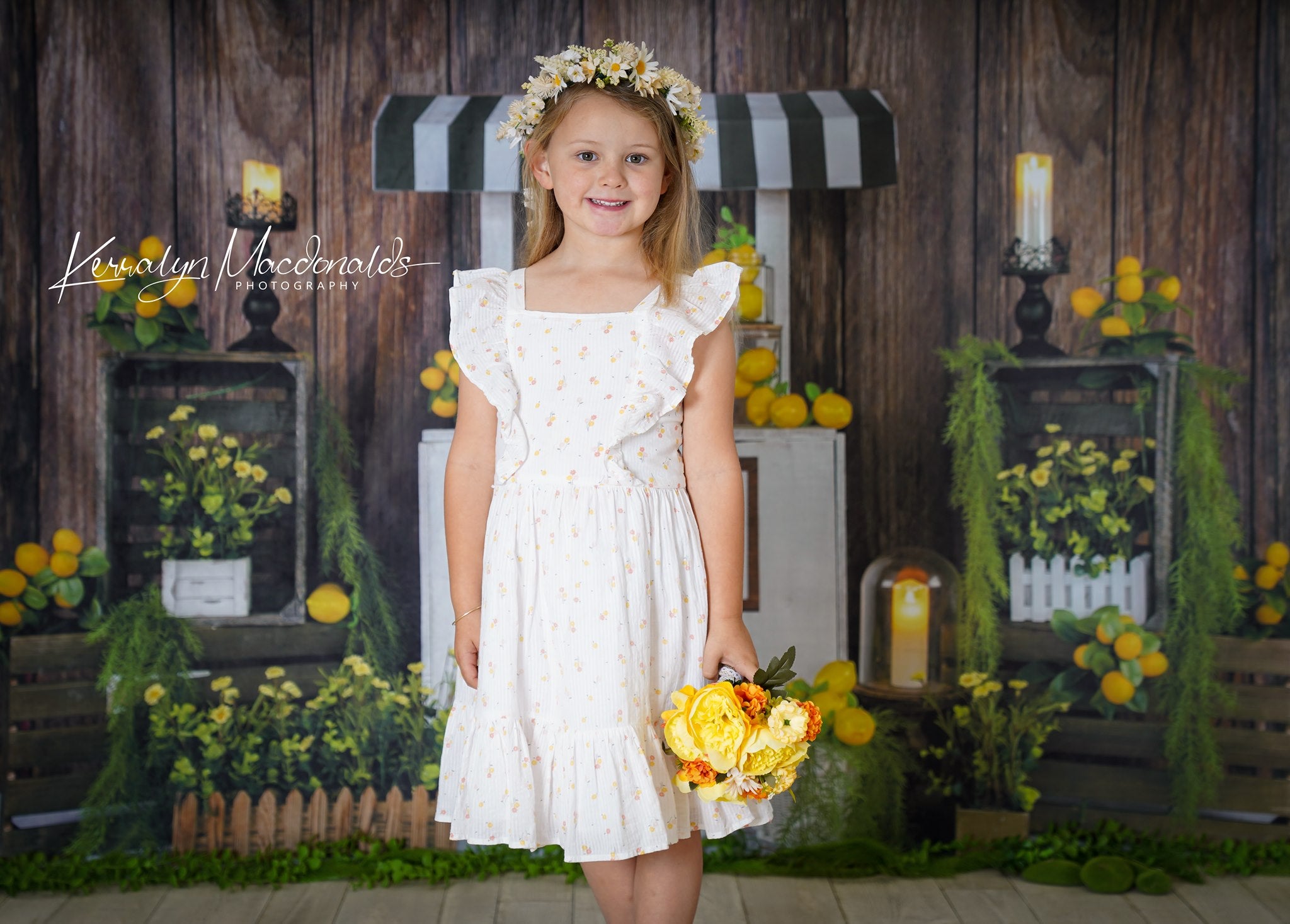 Kate Summer Lemon Stand Backdrop Designed by Jia Chan Photography - Kate Backdrop AU