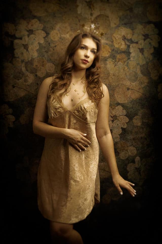 Kate Retro Fine Art Flower Brown Tone Backdrop for Photography - Kate Backdrop AU