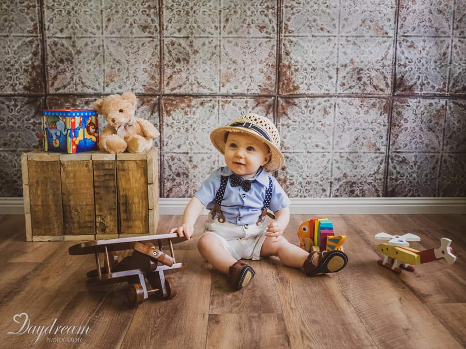 Kate Rusted White Tiles Backdrop Designed By Arica Kirby - Kate Backdrop AU