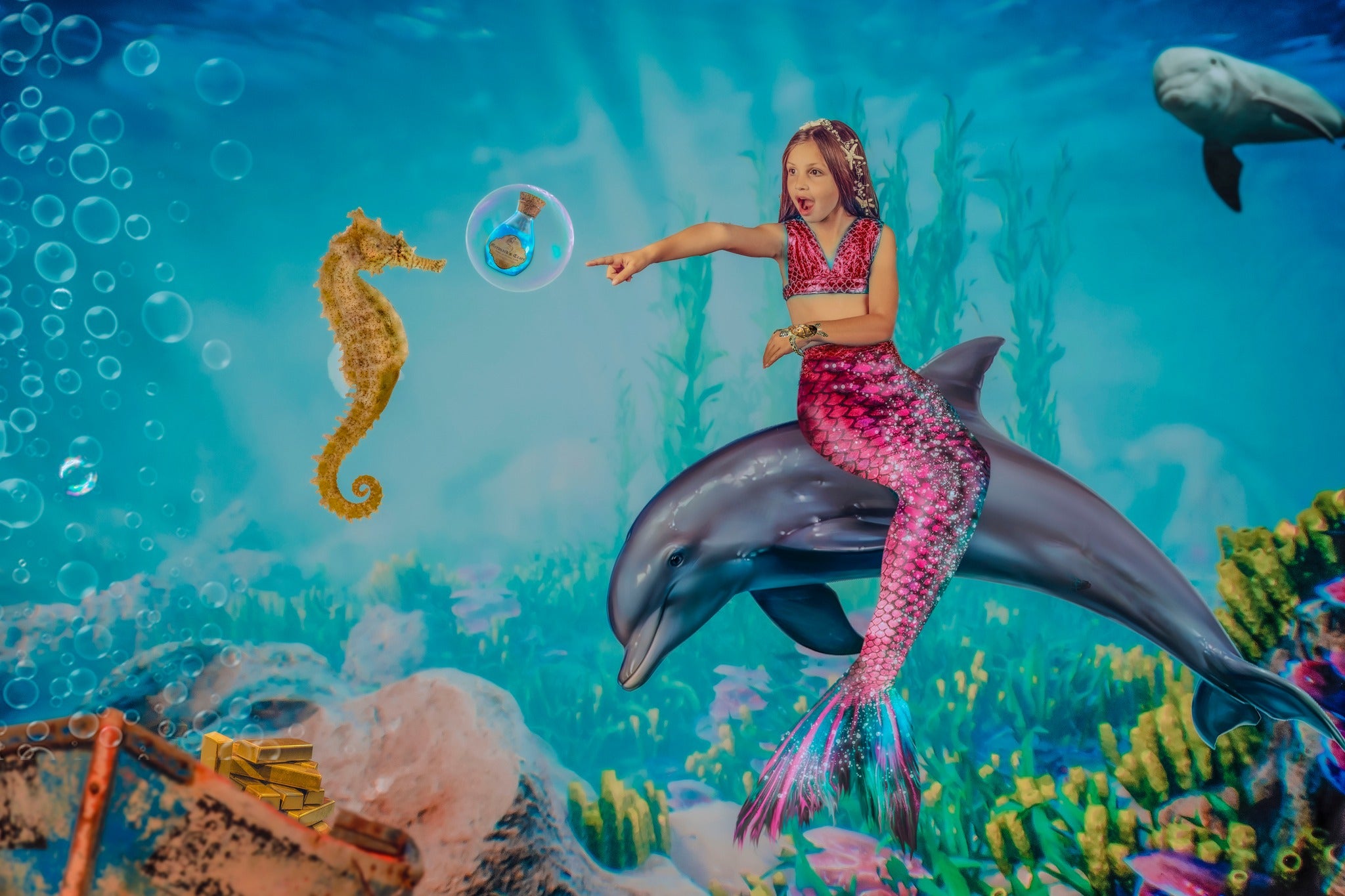 Kate Sweet summer Underwater world Backdrop for Photography - Kate Backdrop AU