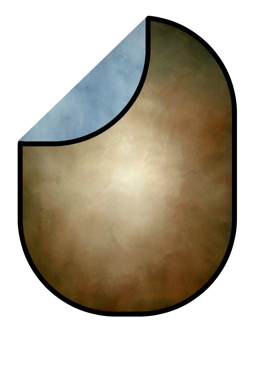 Kate Blue Newborn Texture/ Brown Old Master Collapsible Backdrop Photography 5X6.5ft(1.5x2m) - katebackdrop AU