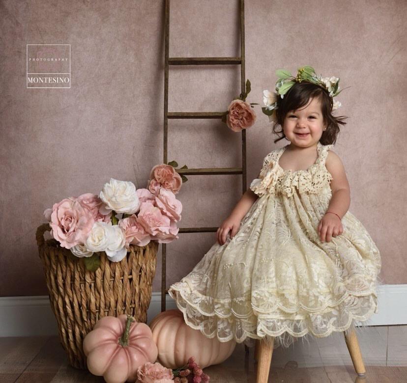 Kate Abstract texture beige a little green color Maternity/family photo Backdrop - Kate Backdrop AU